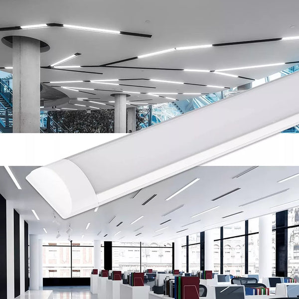 Led Tube Batten Light 3ft 4ft 5ft for Room Panel Strip Ceiling Garage Lamp 6500k