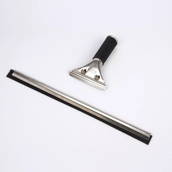 Professional 25-45cm Window Squeegee Glass Cleaner Applicator Rubber Wiper Blade